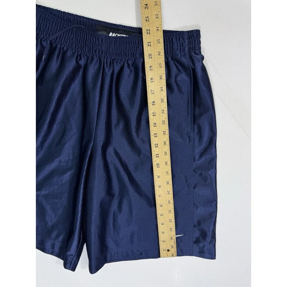 Nike Basketball Shorts Pockets Money Dazzle Navy Blue 207630-453 Men’s Large